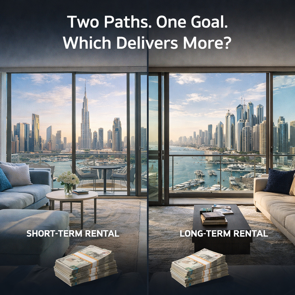 Short-Term vs Long-Term Rental in Dubai: The Numbers Behind the Decision